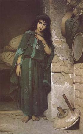 Charles Landelle Jeune fille arabe de Tougourth (mk32) Spain oil painting art